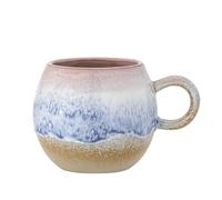 Bloomingville Paula Tasse en grès, rose, diamètre : 9 x 8 cm