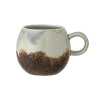 Bloomingville Tasse Becher PAULA Gris/Braun Céramique 275 ml