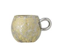 Bloomingville Paula Tasse jaune argenté avec anse
