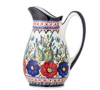 Bloomingville Pichet FLORIST Avec Fleurs 1,6 Litres Vaisselle Canne