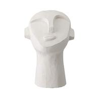 Bloomingville Pièce d’Ornement, Tête décorative, Blanc, Ciment