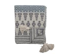 Bloomingville Plaid, bleu, coton