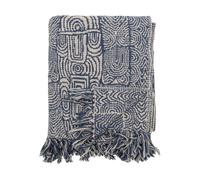 Bloomingville Plaid Bresso 130x160 cm Bleu