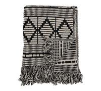 Bloomingville Couvre-lit en Coton Noir