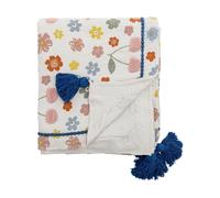 Bloomingville Plaid en coton Cherry 160x130 cm Rose