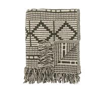 Bloomingville Plaid en coton Gutte 130x160 cm Vert