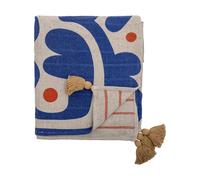 Bloomingville Plaid Eviaya 130x160 cm Bleu