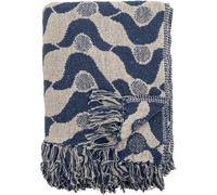 Bloomingville Plaid Santena 130x160 cm Bleu