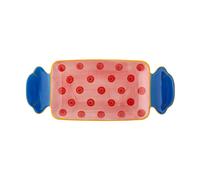 Bloomingville Plat de service Caramella 10.5x25.5 cm Rose