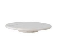 Bloomingville Plateau à Servir Ellin Marbre Blanc 36 CM Tournant pour Gâteau