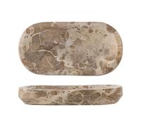 Bloomingville Plateau Shao en marbre 24.5x12.5 cm Naturel
