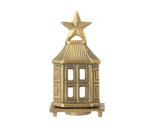 Bloomingville Porte-bougie chauffe-plat Crista 6x17 cm Laiton
