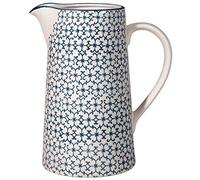 Bloomingville Pot à Eau Kristina - Couleur ø 13,5 H 22,5 cm, Bleu, Céramique, Capacité 2000 ML