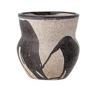 Bloomingville Pot de Fleurs Nala Noir Terre Cuite