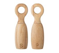 Bloomingville Salière et poivrière Martim 21 cm Bois d’hévéa