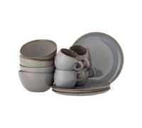 Bloomingville Service petit-déjeuner Sandrine 12 pièces Gris