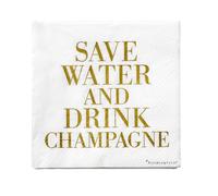 Bloomingville Serviette en Papier Save Water and... de Bloom ingville