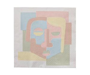 Bloomingville Serviette Peto 33x33 cm Lot de 20 Rose
