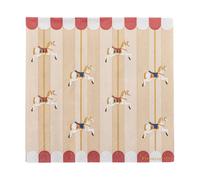 Bloomingville Serviettes Merry-go-round 33x33 cm. paquet de 20 Naturel