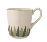Bloomingville Spruce Gobelet en faïence naturelle 9 x 10 cm 350 ml