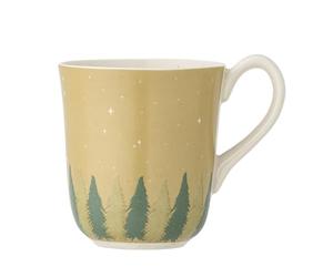 Bloomingville Spruce Gobelet en grès Vert 9 x 10 cm 350 ml