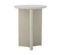 Bloomingville Table d’appoint Edith Ø40 cm Blanc