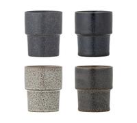 Bloomingville Tasse Ewan. lot de 4 Marron