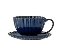 Bloomingville Tasse Latina 22 vec soucoupe Blue