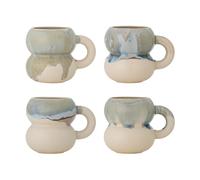 Bloomingville Tasse Luna. lot de 4 Bleu