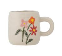 Bloomingville Millie Tasse en grès, blanche, 110 ml, design élégant, passe au lave-vaisselle, 82061378