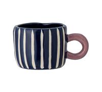 Bloomingville Tasse Nini 11.5 cl Bleu-rayé