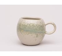 Bloomingville Tasse Paula Vert Crème Tasse avec Anse 300 ML Céramique