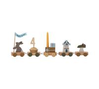 Bloomingville Train anniversaire Alfi 39 cm Marron