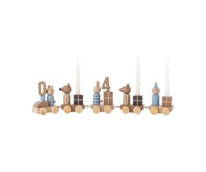Bloomingville Train d'anniversaire Junaid Brun-beige