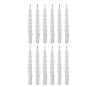 BLOOMINGVILLE - Twist Candles 11 cm White 12 pc (82055502)