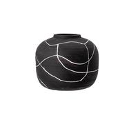 Bloomingville Vase Niza terre cuite 16.5 cm Noir