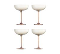 Bloomingville Aston Lot de 4 verres à cocktail en bronze 12 x 17 cm 325 ml