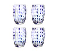 Bloomingville Verre Brinley. lot de 4 Bleu