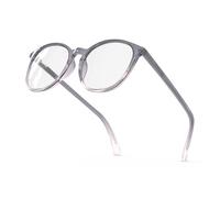 Bloomoak Lunettes bloquant la lumière bleue à 99,9%, lunettes rondes rétro de jeu, soulagent la fatigue oculaire et améliorent le sommeil, adaptées aux écrans (Clair - 43% - Lavande givrée)