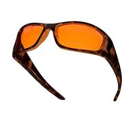 Bloomoak Lunettes bloquant la lumière bleue à 99%, lunettes de sommeil, lunettes de jeu, blocs enveloppants sur le dessus, latéraux, feux avant, pour ordinateurs, tablettes, téléphones