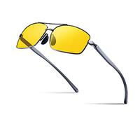 Bloomoak Lunettes de conduite de nuit lunettes de vision de nuit polarisées - revêtement anti - éblouissement | Protection UV 400 | conduite | pêche | tir | sports de plein air