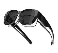 Bloomoak Lunettes de soleil polarisées anti-reflet UV400 pour homme et femme - Lunettes de soleil enveloppantes - Convient pour conduite/ordinateur/pêche/golf