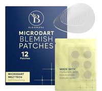 BLOOMORA Micro Crystal Pimple Patches, Patchs Anti-boutons Micro Avec Niacinamide et Acide Hyaluronique, Aide à Traiter les Imperfections à un Stade Précoce (12 Patchs)