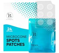 BLOOMORA Patch Bouton Pimple Microdart pour l'acné à un Stade Précoce, Hydrocolloid Pimple Patch à la Niacinamide, à l'acide Salicylique et à l'acide Hyaluronique, Anti Bouton Visage (24 Pièces)