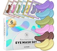 BLOOMORA Patch Yeux Anti Cernes (30 paires) | Masque Yeux avec Niacinamide et Acide Hyaluronique | Anti Poche Sous Les Yeux | Patch Anti Cernes Yeux - Mix