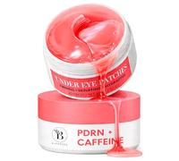 BLOOMORA Patch Yeux Anti Cernes - Masque Yeux avec PDRN, Caféine et Collagène, Patch Anti Cernes, Eye Mask pour éclaircir et l'hydratation (30 paires)