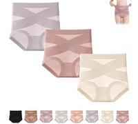 BloomPink Sous-vêtements anti-fuite, confort ultime, étanche et gainant, confortable et près du corps, 3 pièces - B, XL-9XL