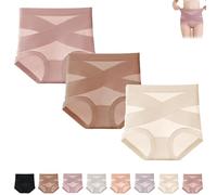 BloomPink Sous-vêtements anti-fuite, confort ultime, étanche et gainant, confortable et près du corps, 3 pièces - C, XXL-9XL