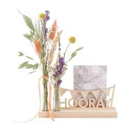 BloomPost Hooray Fleurs séchées - Bouquet de Fleurs séchées durables - Cadeau Boîte aux Lettres Originale