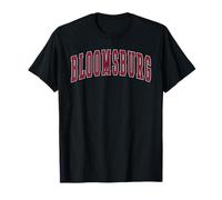 Bloomsburg Pennsylvania Souvenir College Style Texte Rouge T-Shirt
